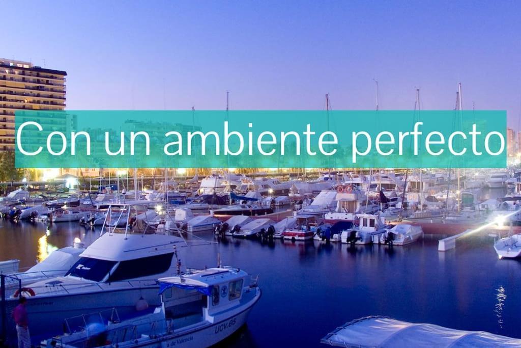 Coqueto Apartamento De Playa Con Piscina Y Terraza فالنسيا المظهر الخارجي الصورة